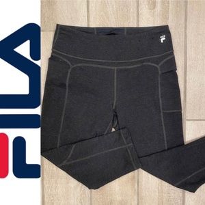 Dark Gray, FILA workout leggings